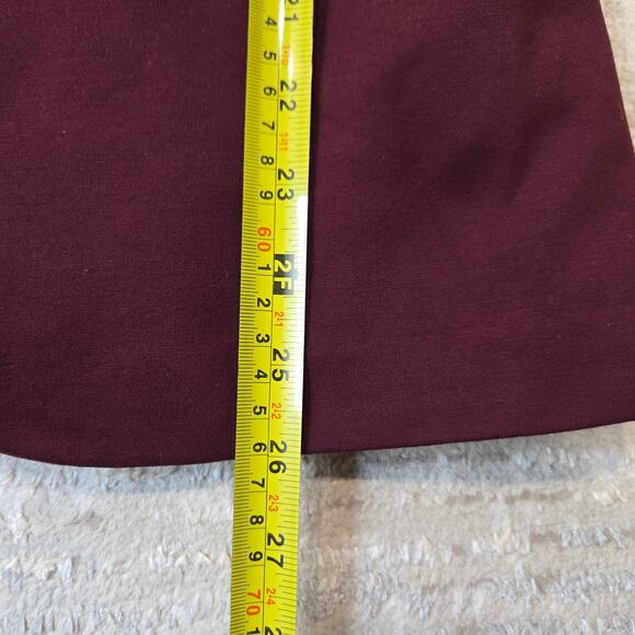 Boston Proper Beyond Travel Split Sleeve Wine Red Blazer Jacket Cape Size 6 - Picture 8 of 8